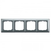 Рамка 4-постовая ABB Basic 55, цвет bistro-синий (2514-98)