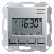 Таймер электронный Easy Gira System 55 алюминий