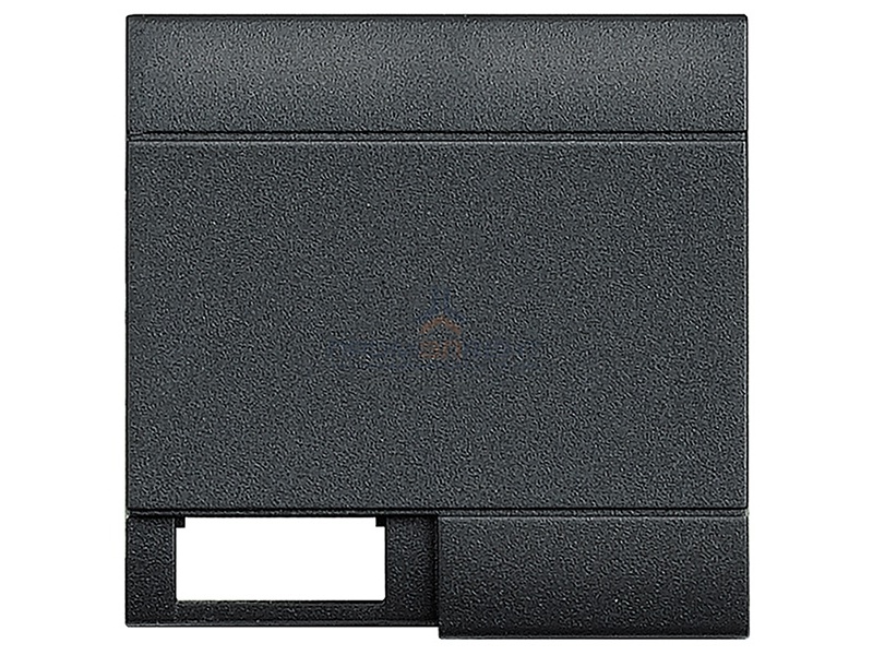 LivingLight Клавиша с 1 отверстием для вставки символа, размер 2 модуля, цвет антрацит