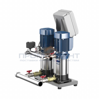Насосная станция Pedrollo COMBIPRESS CB2-MK 5/7-N - 2x1.8кВт(3x230/400 В,Qmax 240л/мин,Hmax 96м)