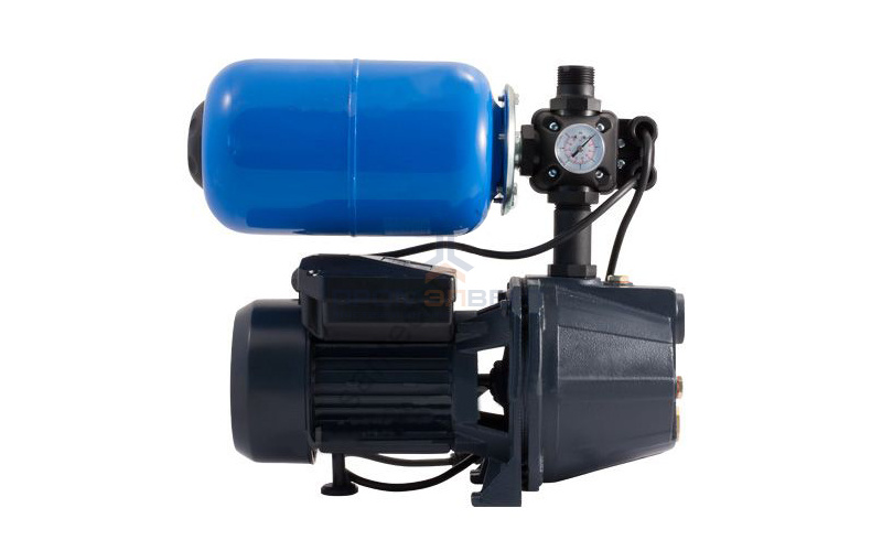 Насосная станция UNIPUMP AUTO JET 80L-5 - 0,6 кВт (5 л, однофазный, Hmax 38 м, Qmax 50 л/мин)