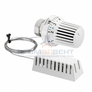 Головка термостатическая Oventrop Uni XH - M30x1.5 (0-28°C, с выносным датчиком 5 м., цвет белый)