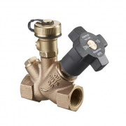 Клапан балансировочный Oventrop Aquastrom KFR - 1"1/4 (ВР/ВР, PN16, Tmax 120°C, со спускным краном)