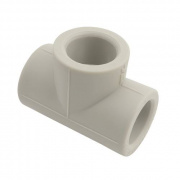 Тройник FV-Plast - 110 (для полипропиленовых труб под пайку, цвет серый)