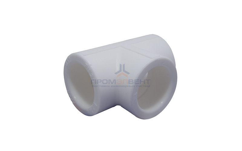 Тройник KALDE - 110 (для полипропиленовых труб под пайку, цвет белый)