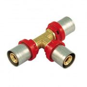 Тройник Tiemme 1657 - 18x2.0 (прессовой, для металлопластиковых труб)