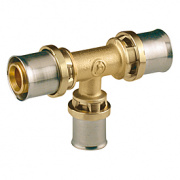 Тройник переходной Giacomini RM151 - 26x3.0 x 26x3.0 x 20x2.0 (прессовой, для металлопластик.труб)