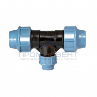 Тройник переходной UNIDELTA 1013 - 25 x 20 x 25 (винтовой, для труб ПНД)