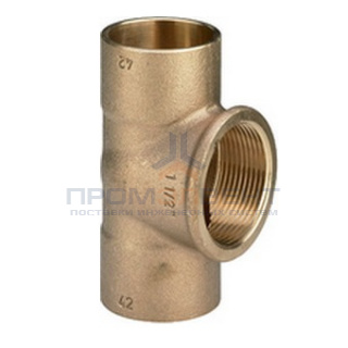 Тройник с переходом на внутреннюю резьбу Viega R4 94130G - 35 x 1"1/4