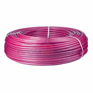 Труба из сшитого полиэтилена BERGERR PINK - 16x2.2 (PE-Xa/EVOH, PN10, 95°C, бухта 200м цвет розовый)