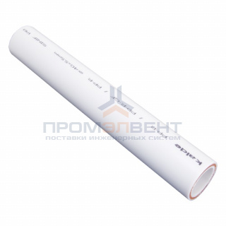 Труба полипропиленовая армированная стекловолокном KALDE - 63x10.5 (PN25, Tmax 70°C, штанга 4м)