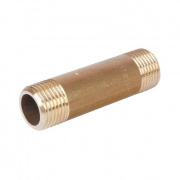 Удлинитель резьбовой STOUT - 2" длина 60 мм (НР/НР, латунь без покрытия)