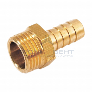 Штуцер комбинированный с наружной резьбой STOUT - 1"1/4 x 40 мм (латунь без покрытия)