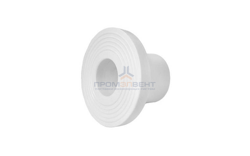 Бурт фальцевый Fusitek - 110 (для полипропиленовых труб под пайку, цвет белый)