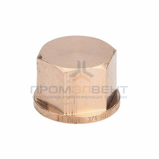 Заглушка Viega 3301 - 3/4" (бронза без покрытия)
