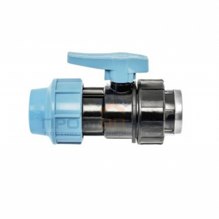 Кран шаровой с переходом на внутреннюю резьбу UNIDELTA 1071 - 20 x 1/2" (винтовой, для труб ПНД)