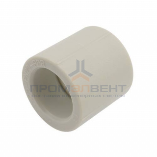 Муфта FV-Plast - 25 (для полипропиленовых труб под пайку, цвет серый)