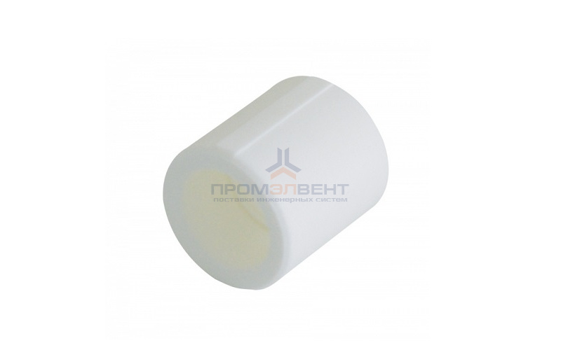 Муфта KALDE - 110 (для полипропиленовых труб под пайку, цвет белый)