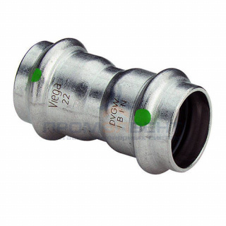 Муфта Viega Sanpress Inox 2315 - 15 (нержавеющая сталь)