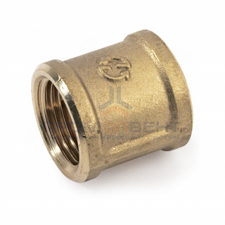 Муфта латунная резьбовая STOUT - 3/4"