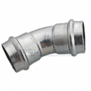 Отвод 45° Conex Banninger PC 5041 - 18 (оцинкованная сталь)