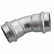 Отвод 45° Conex Banninger PC 5041 - 22 (оцинкованная сталь)