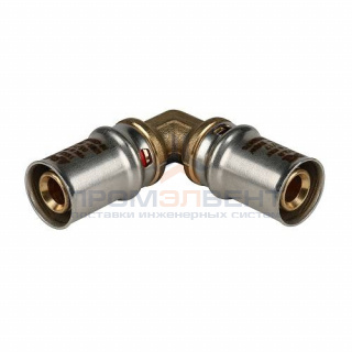 Отвод 90° STOUT - 26 (прессовой, для металлопластиковых труб)