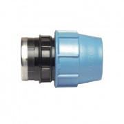 Переход на внутреннюю резьбу UNIDELTA 1004 - 90 x 2"1/2 (винтовой, для труб ПНД, резьба пластиковая)