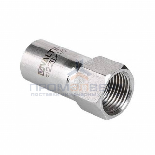 Переход на внутреннюю резьбу VALTEC VTi.907 - 22 x 1/2" (безраструбный, для труб из нерж. стали)