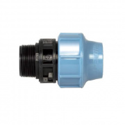 Переход на наружную резьбу UNIDELTA 1003 - 32 x 1/2" (винтовой, для труб ПНД, резьба пластиковая)