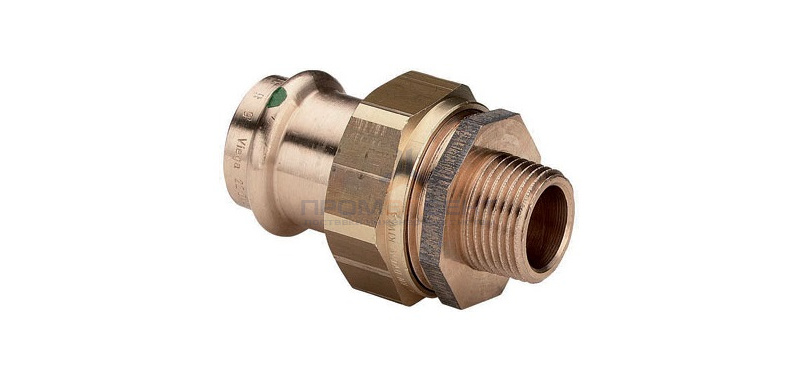 Переход на наружную резьбу разъемный Viega G3 Sanpress 2265 - 12 x 1/2