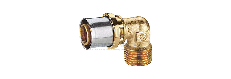 Переход на наружную резьбу угловой Giacomini RM127 - 26x3.0 x 3/4