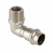 Переход на наружную резьбу угловой VALTEC VTi.953 - 15 x 1/2" (прессовой, для труб из нерж.стали)