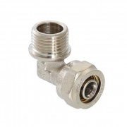 Переход на наружную резьбу угловой VALTEC VTm.353 - 26 x 3/4" (винтовой, для металлопласт.труб)