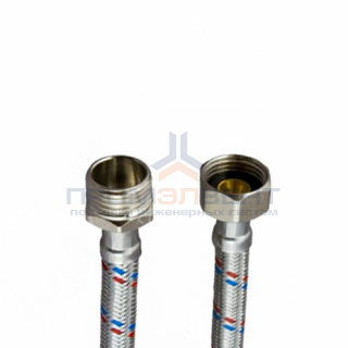 Подводка для воды гибкая Industrias Mateu (Гайка/Штуцер) - 1/2" (длина 600 мм)