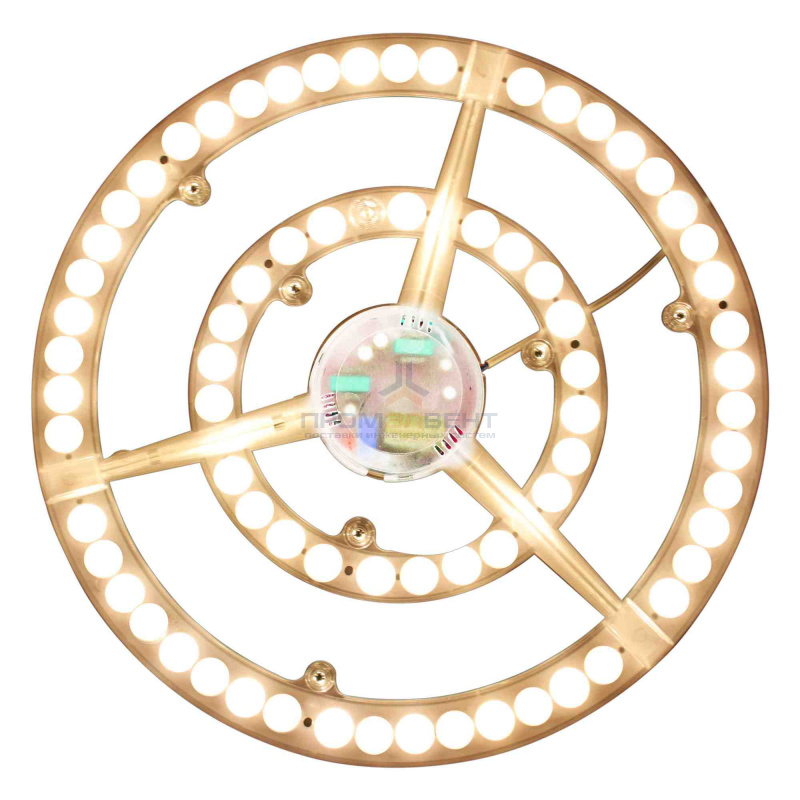 02-34 Модуль светодиодный со встроенным драйвером, 185-265В, 72Вт, 5400 Лм, 2700 K, Ø320мм