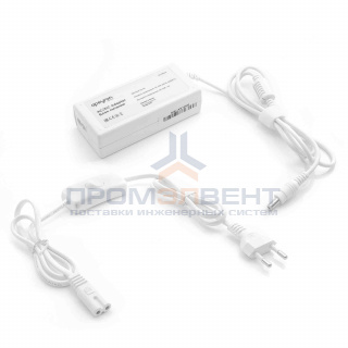 03-60 Адаптер сетевой, 24В, 72Вт, IP44, 3A, пластик белый, DC(папа) 5.5x2.5мм, корпус 108*48*30мм