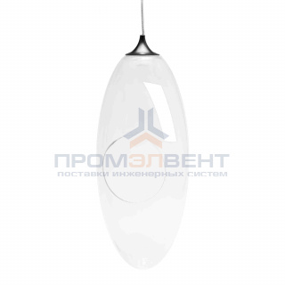 FT-17-01 Фитосветильник подвесной, светодиодный, 300х115мм, 220В, 1Вт, кабель 1м, черный (без наполнения)