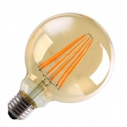 Лампа филаментная светодиодная шар FL-LED Vintage G125 10W 2200К 220V E27 1000Lm D125x173mm Foton