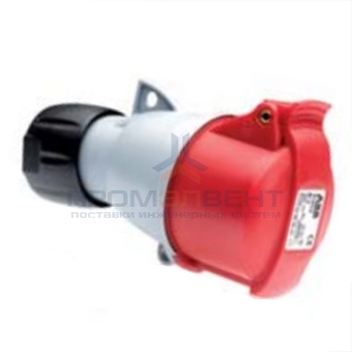 Розетка кабельная ABB 332-C6 IP44 32A 3P+E