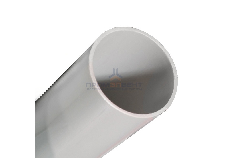 Труба ПВХ жёсткая гладкая DKC д.40мм, лёгкая, цвет серый [3м/шт, уп.30м]