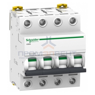 Автоматический выключатель Schneider Electric Acti 9 iC60N 4П 16A 6кА B (автомат)