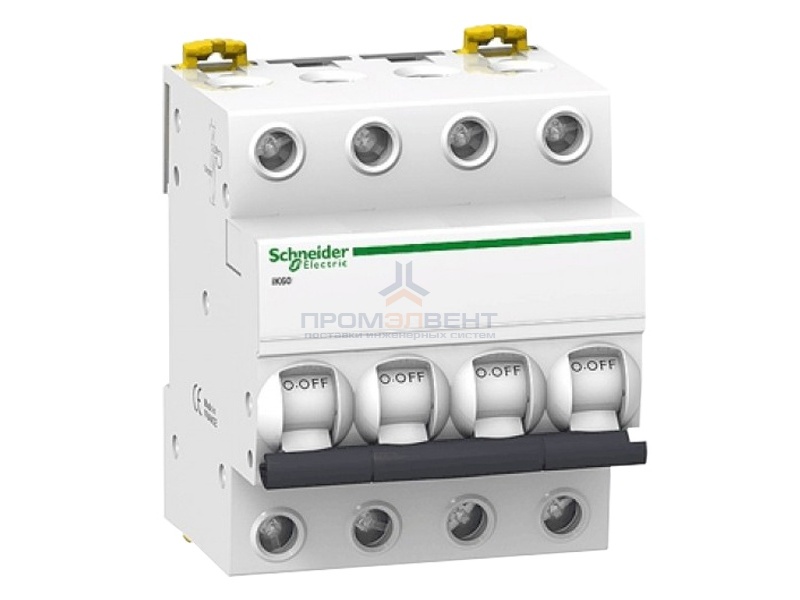 Автоматический выключатель Schneider Electric Acti 9 iK60 4П 16A 6кА C (автомат)