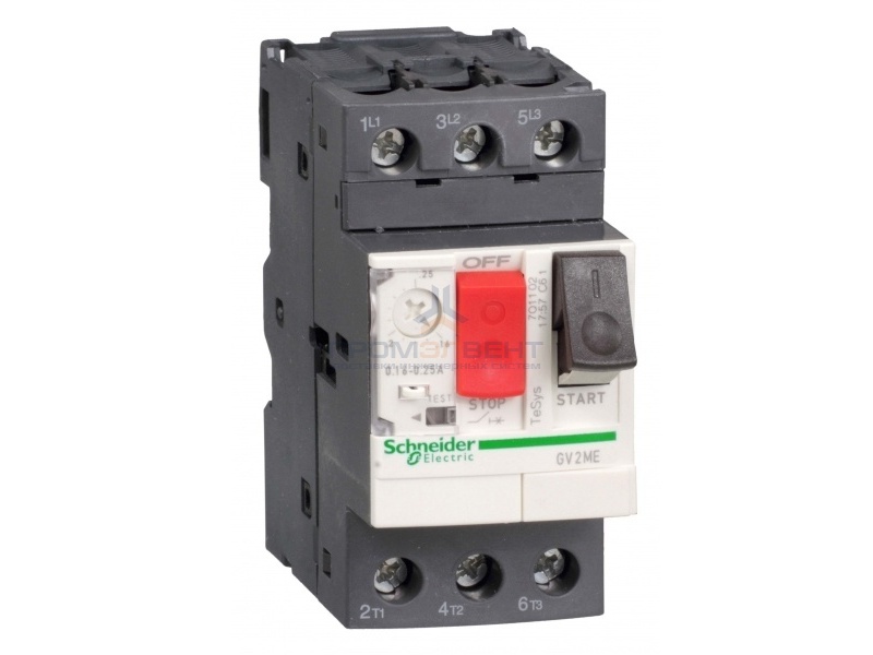 Автомат Schneider Electric TeSys GV2ME с комбинированным расцепителем 4-6,3А