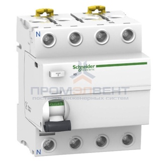 УЗО Acti 9 iID 4П 80A 100mA AC Schneider Electric