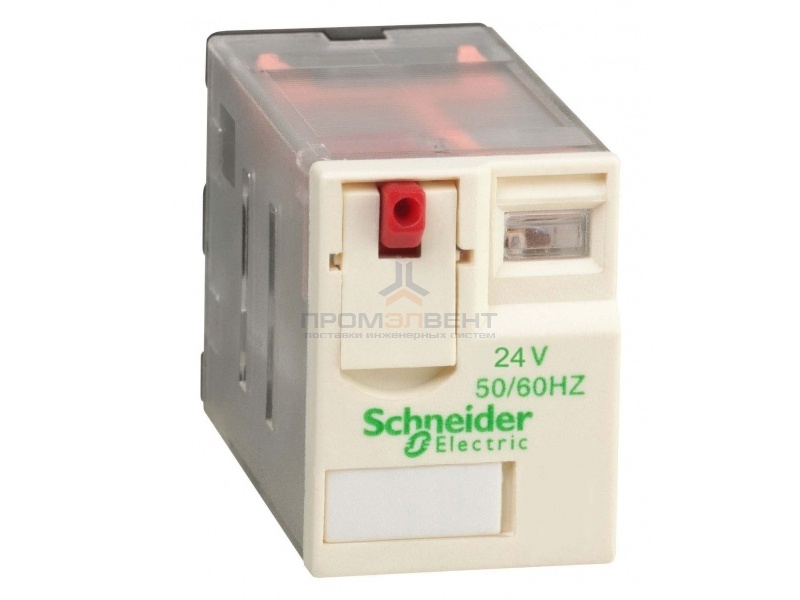 Миниатюрное реле Schneider Electric Zelio Relay  RXM 4 контакта 24В AC 6A